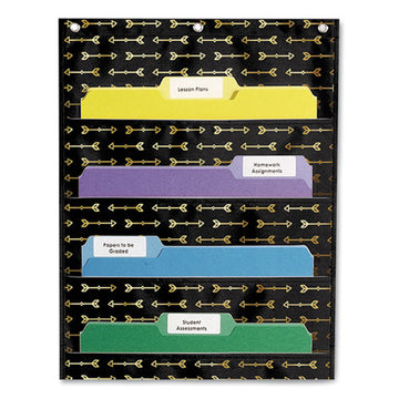 Carson-Dellosa Education Storage Pocket Chart, 10 Pockets, 14 X 47, Black freeshipping - TVN Wholesale